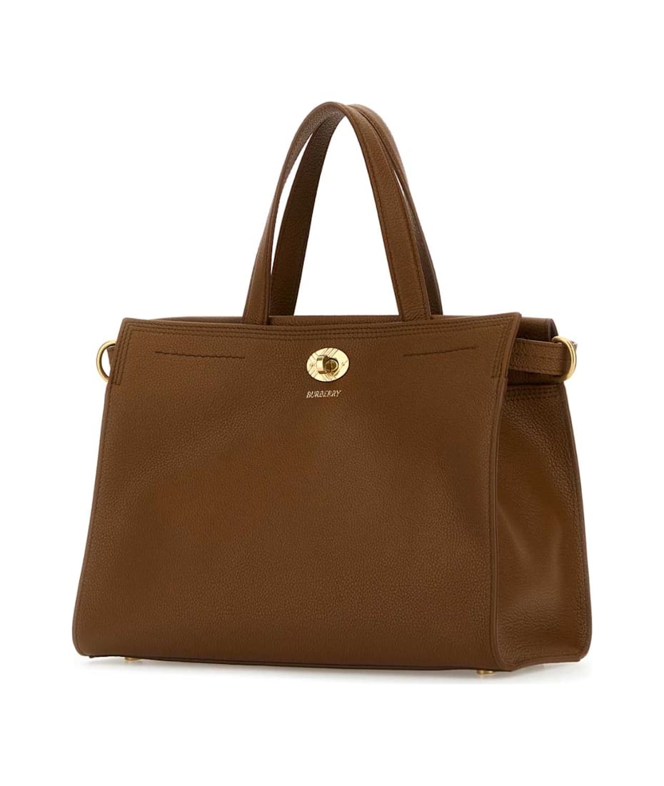 【関税&送料込】Burberry Carmel Leather Small Cotswolds Hand Burberry Carmel Leather Small Cotswolds Handbag | italist