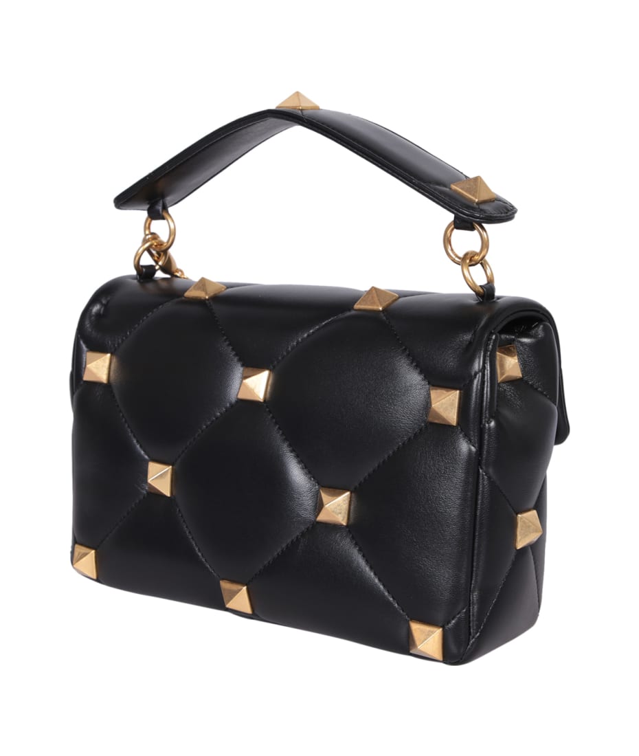 VALENTINO ♪ Roman Stud チェーンウォレット ZW2P0S61V Vロゴ シグネチャー グレインカーフスキン チェーンウォレット
