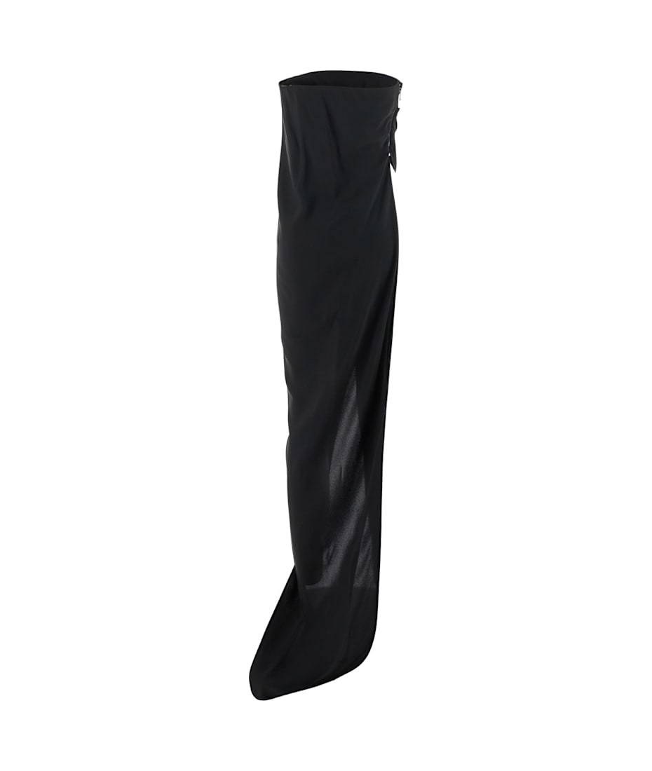 【送料&関税込】Rick Owens lido Black Long Dress With Straig Rick Owens Lido Draped Gown in Black – Antidote Fashion and