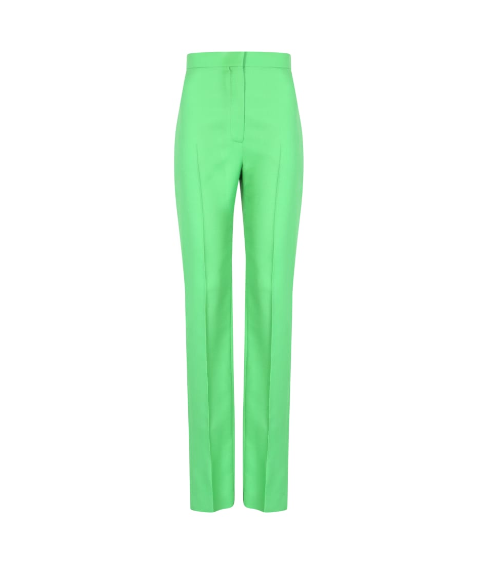 【送料&関税込】Alexander McQueen Wool-blend Cigarette Trous Alexander McQueen Wool-blend Cigarette Trousers | italist