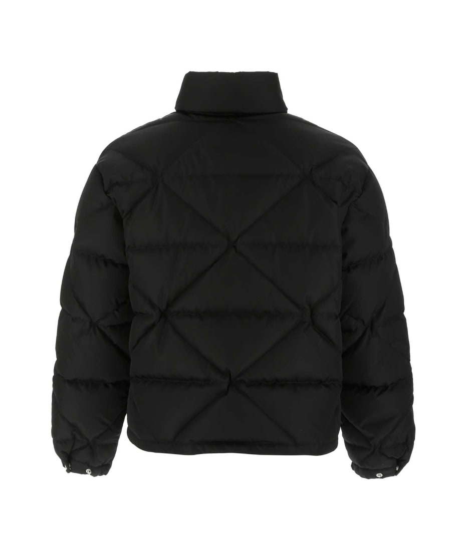 ダウンジャケット PRADA Black Re-Nylon Down Jacket Prada Cropped Re-Nylon Down Jacket | Saks Fifth Avenue