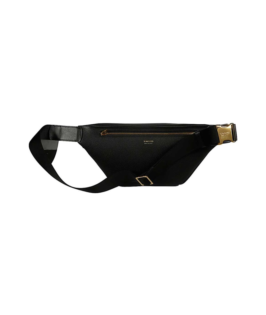 Tom Ford Buckley Leather Belt Bag - black