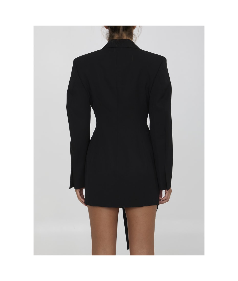 Alexander Wang Asymmetric Minidress Blazer In Wool | italist