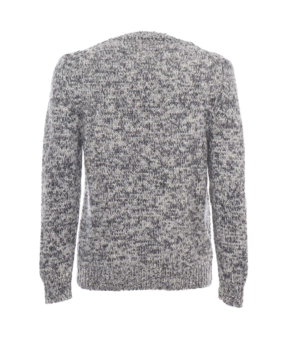 Settefili Cashmere Over Fit Printed Sweater | italist Settefili Cashmere Over Fit Printed Sweater | italist