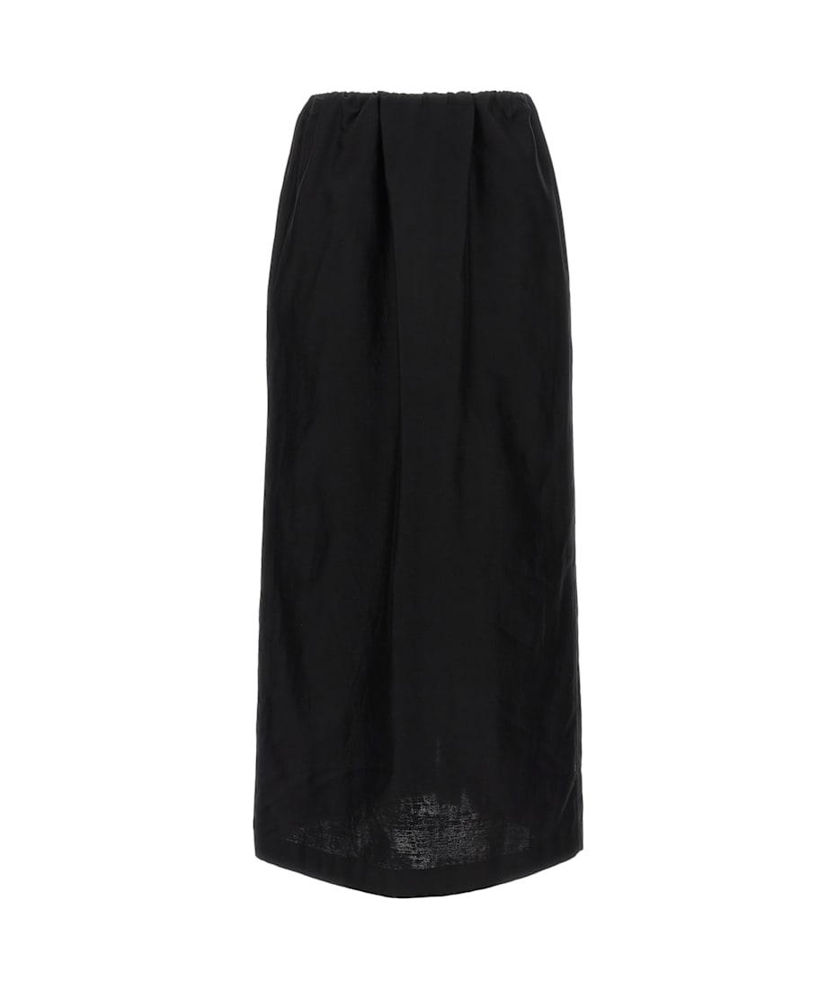 スカート The Row SS25 'Saul' skirt (9045W3838 BLK) THE ROW ザ ロウ スカート/SAUL SKIRT レディース | レディース