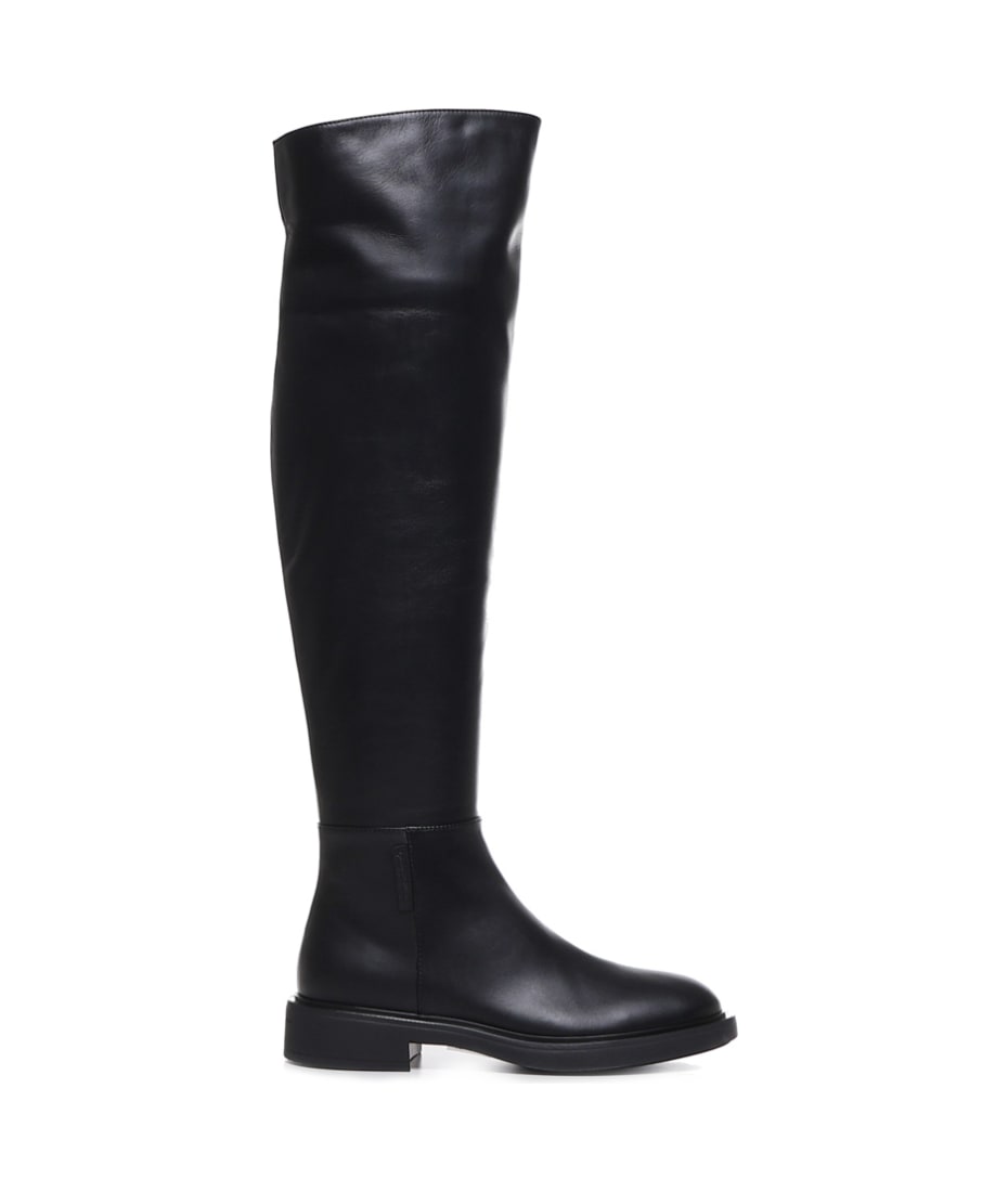 【★完売必至★】Gianvito Rossi ☆ LEXINGTON ブーツ GIANVITO ROSSI Lexington 20 leather-trimmed suede ankle