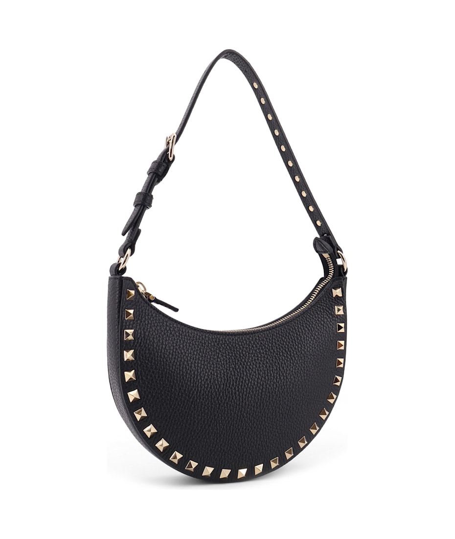 Valentino Garavani Rockstud Leather Mini Hobo Bag