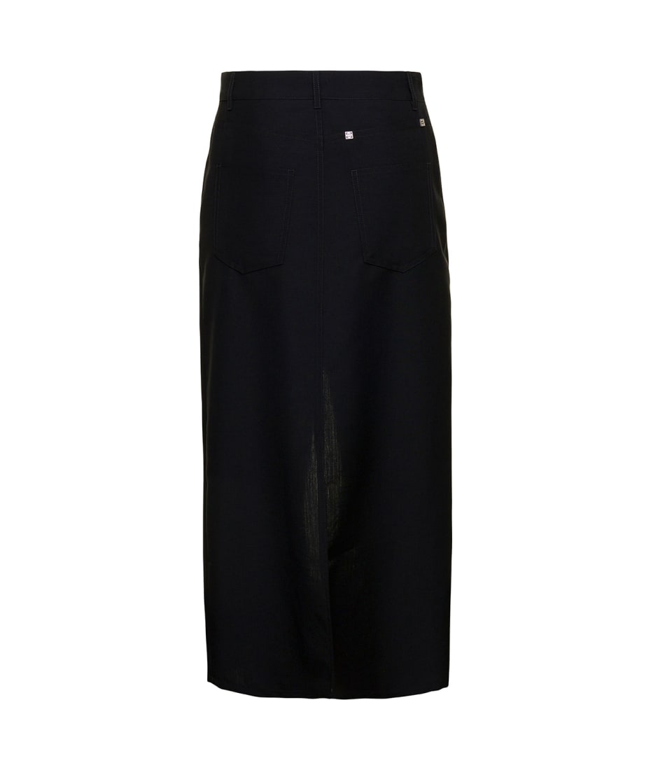 【送料&関税込】Givenchy Long Skirt With Front Split Givenchy Long Skirt With Front Split | italist