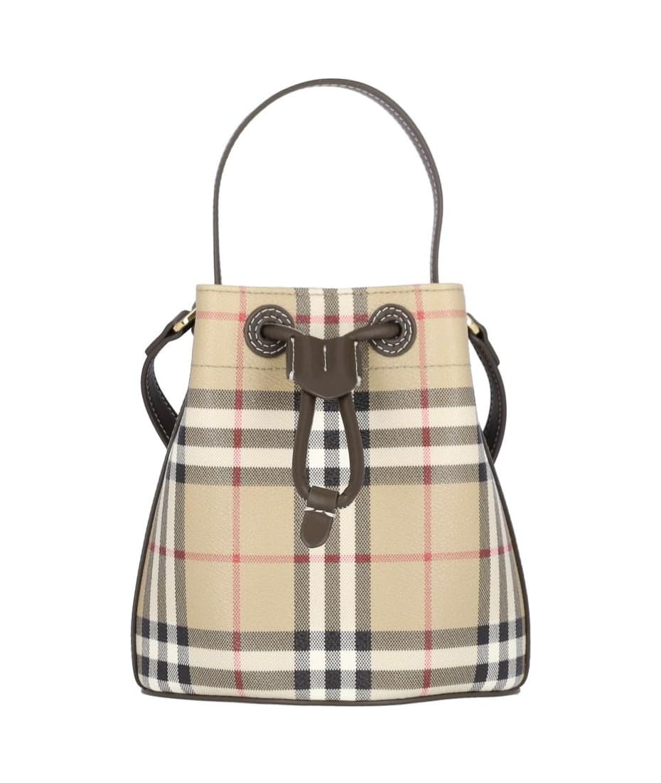 Burberry London Mini Skirt Womens Black 8 Nova Check Plaid