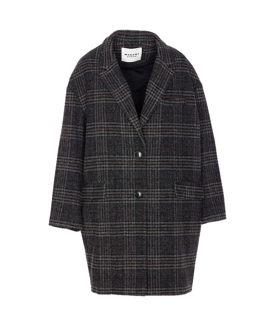 ISABEL MARANT ETOILE MAUTEAU LIMIZA コート Isabel Marant Etoile Manteau Limiza – Gris