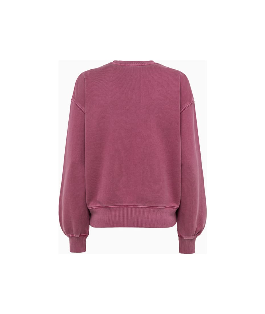 スウェット・トレーナー GOLDEN  'Nelson' sweatshirt Pink nelson-sweat-hortensia-garment