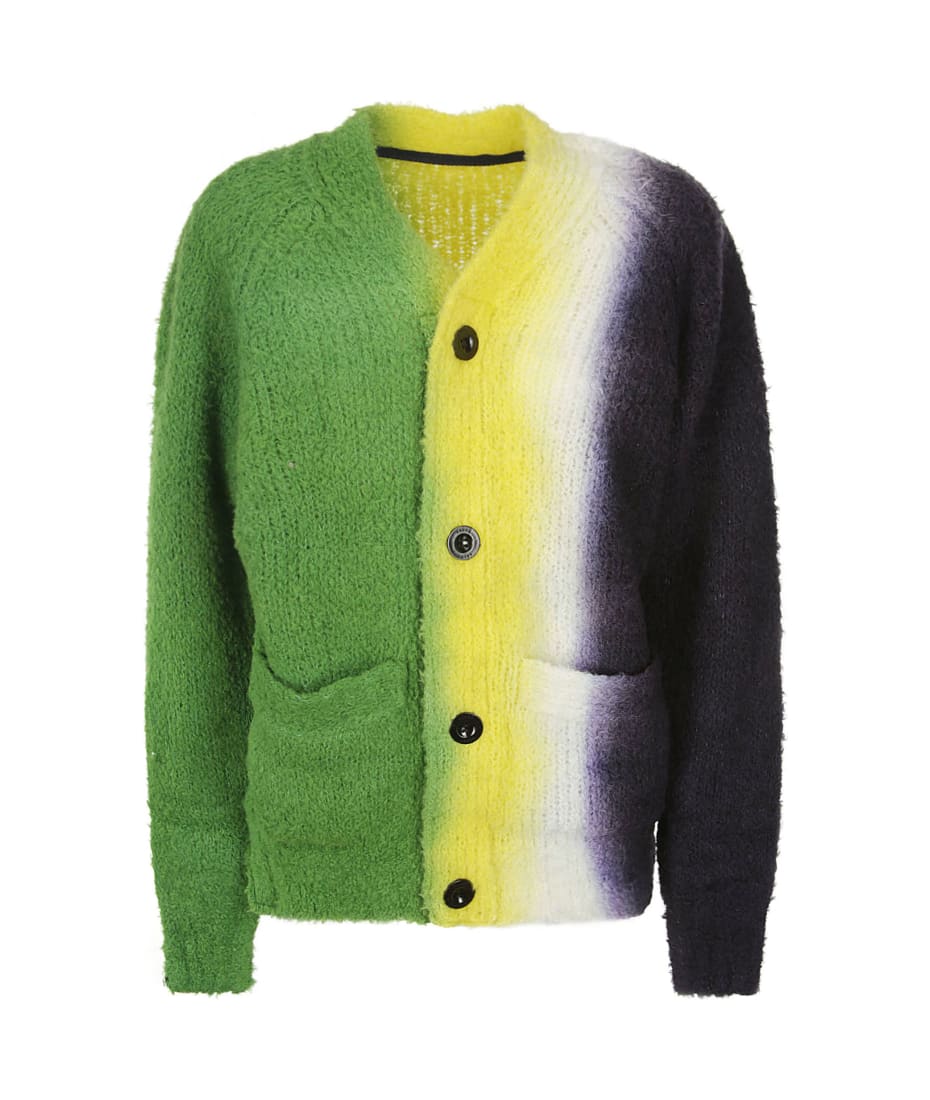 Sacai Tie Dye Knit Cardigan | italist