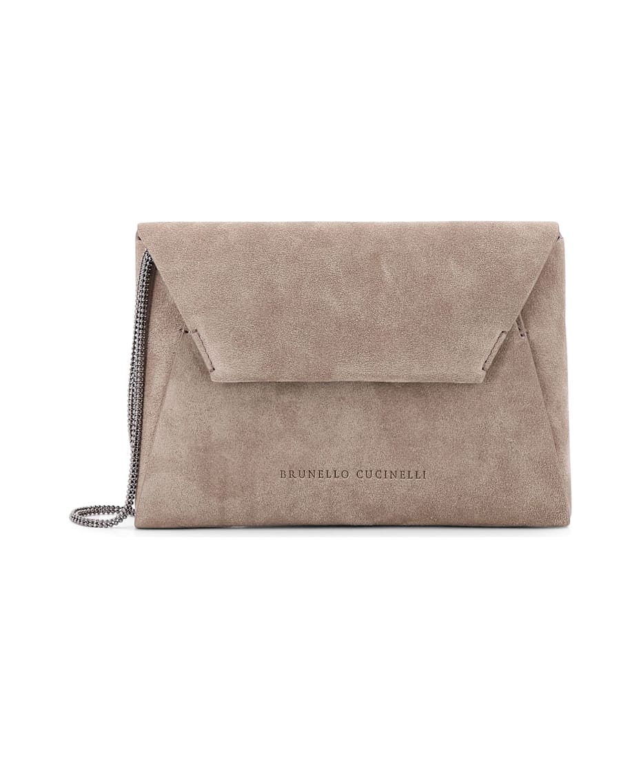 クラッチバッグ BRUNELLO CUCINELLI MBDLD2629 Clutches Brunello Cucinelli Grained Leather Clutch Bag | Neiman Marcus