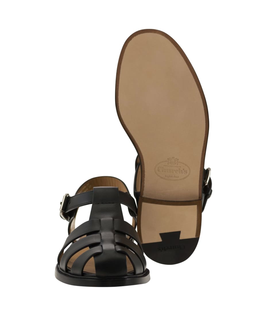 サンダル・ミュール Church's SS24 FISHER - Calfskin Sandal (DX0103 9AGX F0AAR) ☆完売必至☆】CHURCH'S ☆ Fisher w サンダル (Church's