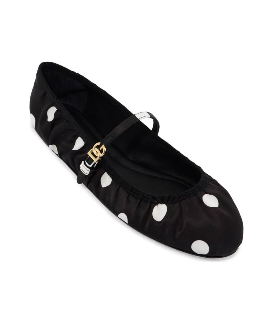 Dolce & Gabbana Printed Satin Ballerina | italist