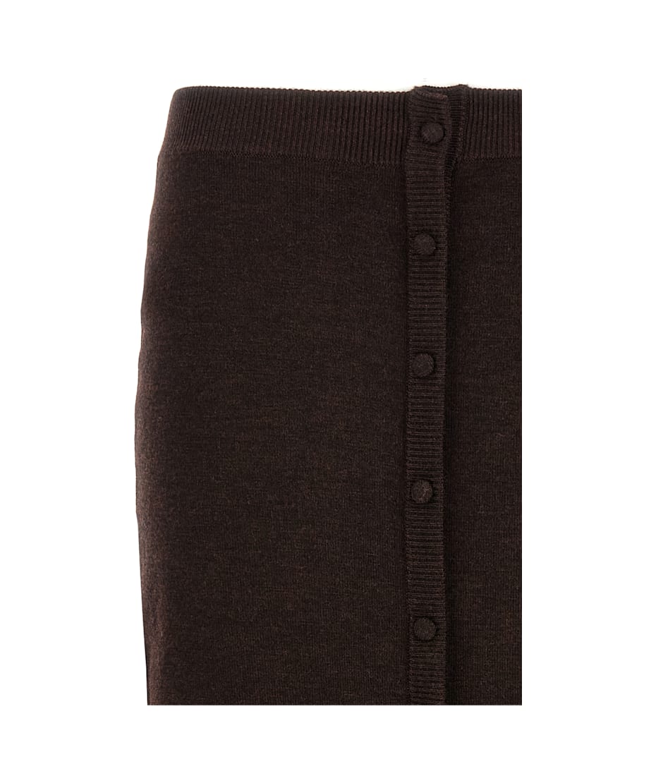Victoria Beckham 'bottoni' Midi Skirt | italist