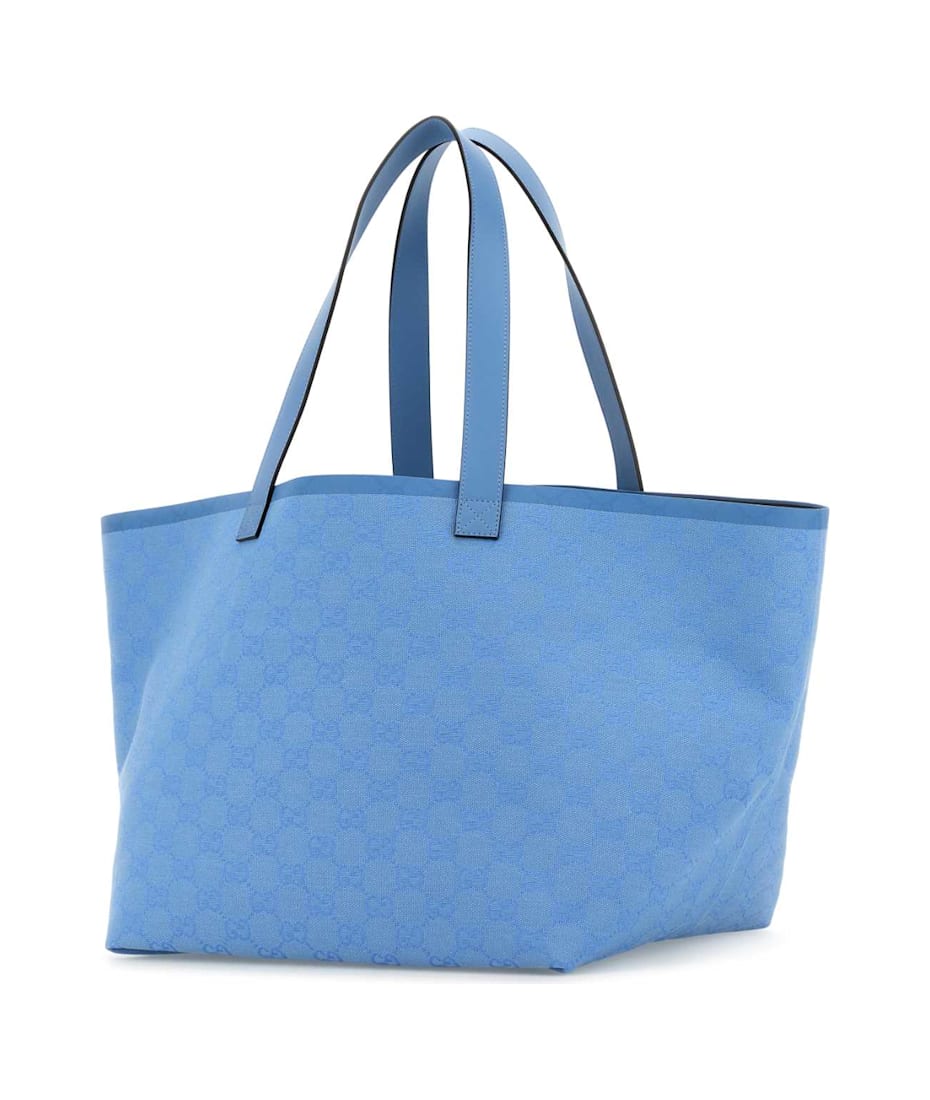 トートバッグ GUCCI Gg supreme fabric shopping bag Light Blue Gg Supreme Fabric Gucci Totissima Shopping Bag