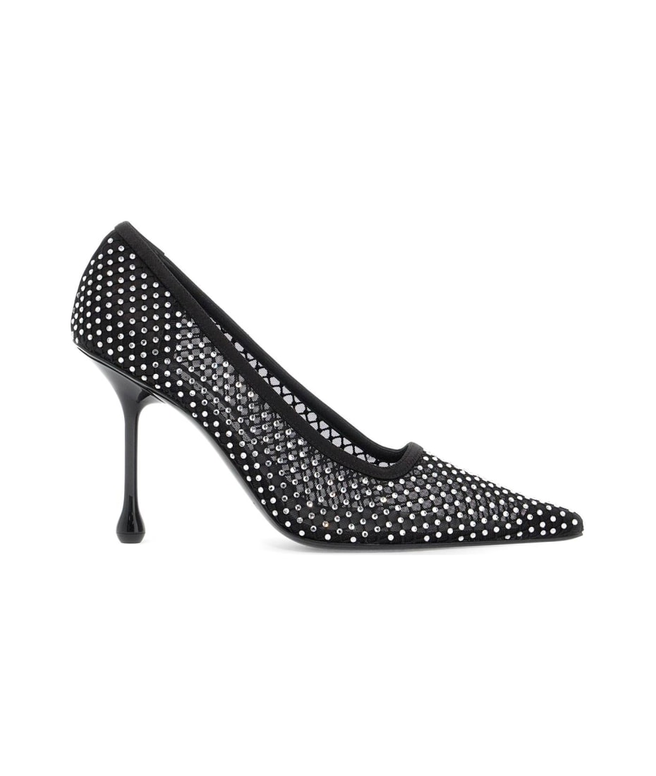 【JIMMY CHOO】IXIA 95 MESH DA©COLLETA©(関税込み) Jimmy Choo Ixia 95 Mesh Dã©colletã© | italist