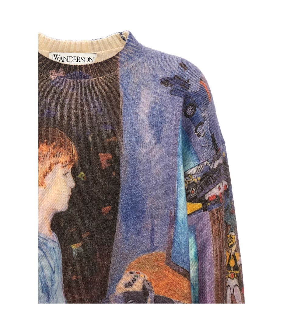 【送料&関税込】J.W. Anderson computer Print Sweater J.W. Anderson 'computer' Print Sweater | italist