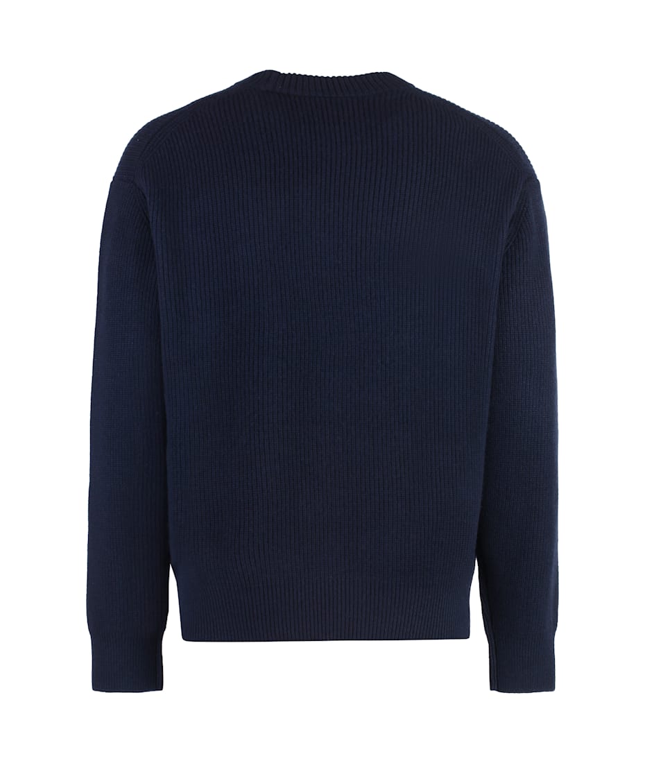 【送料&関税込】Maison KitsunAC Wool-blend Crew-neck Sweater Maison Kitsuné Wool-blend Crew-neck Sweater | italist