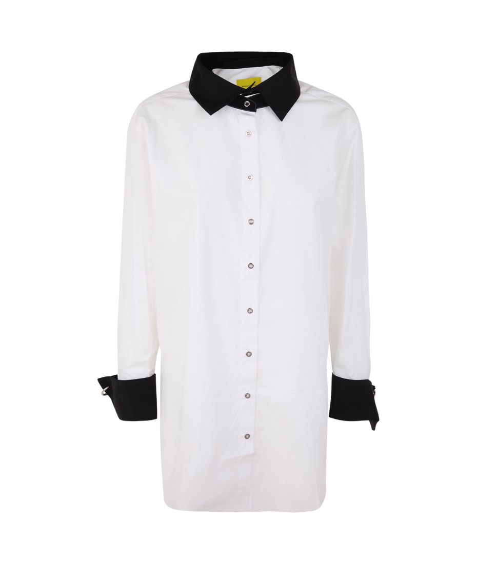 White Corset Shirt by Marques Almeida on Sale