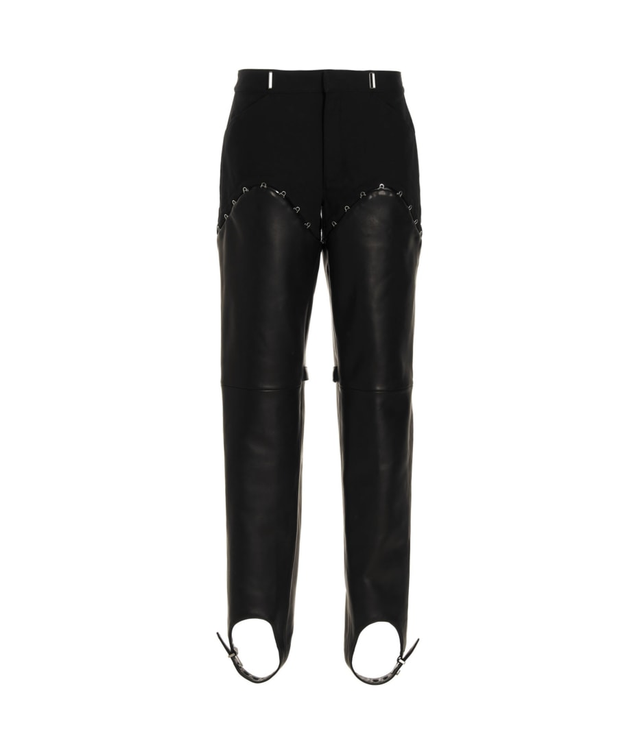 【関税込み】Dion Lee ブラック Constrictor パンツ DION LEE | Lingerie Wool Pant | Black