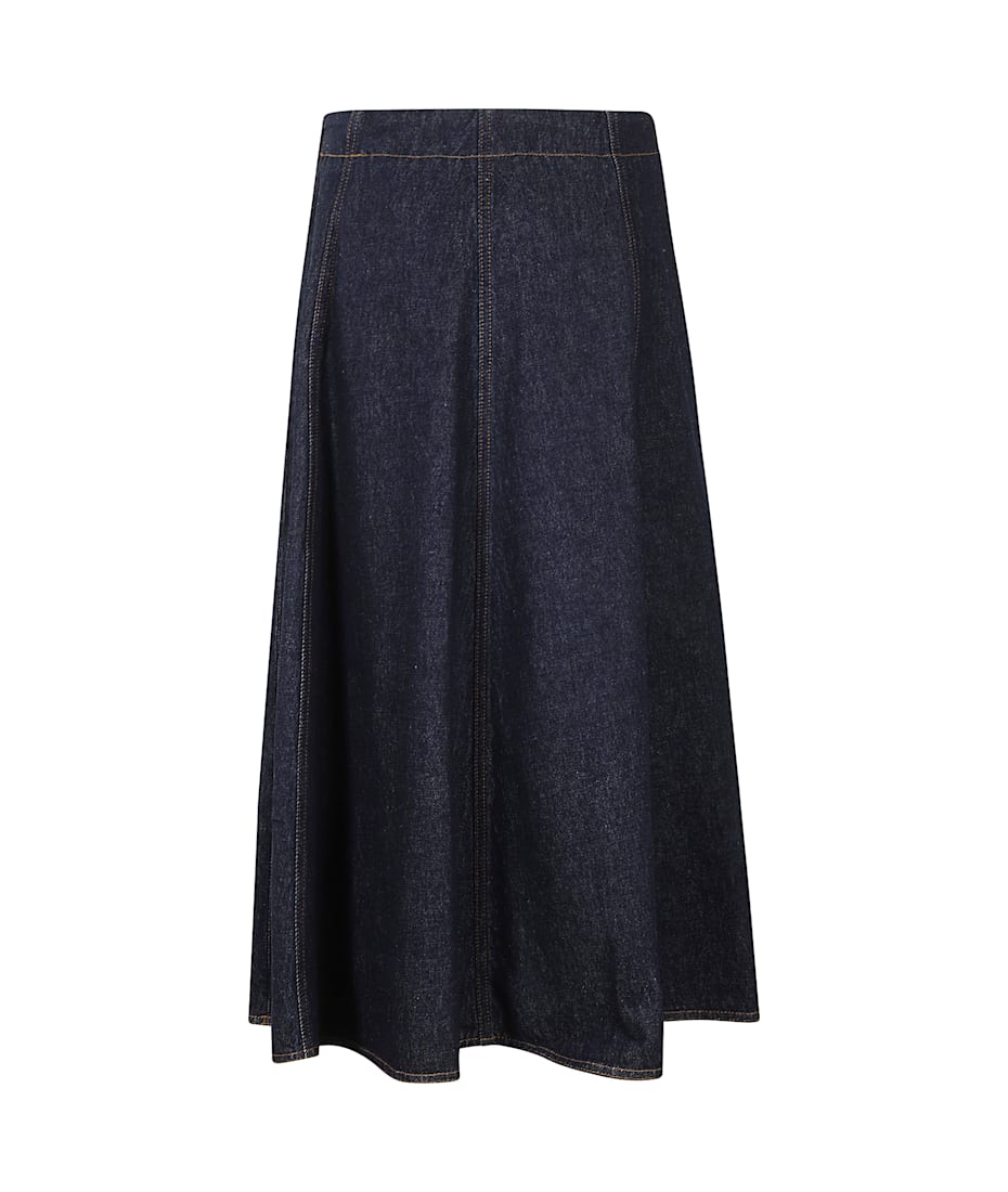 スカート MSGM Woman Skirt Denim 3641MDD234L247268 82 MSGM | Blue Women's Denim Skirt | YOOX