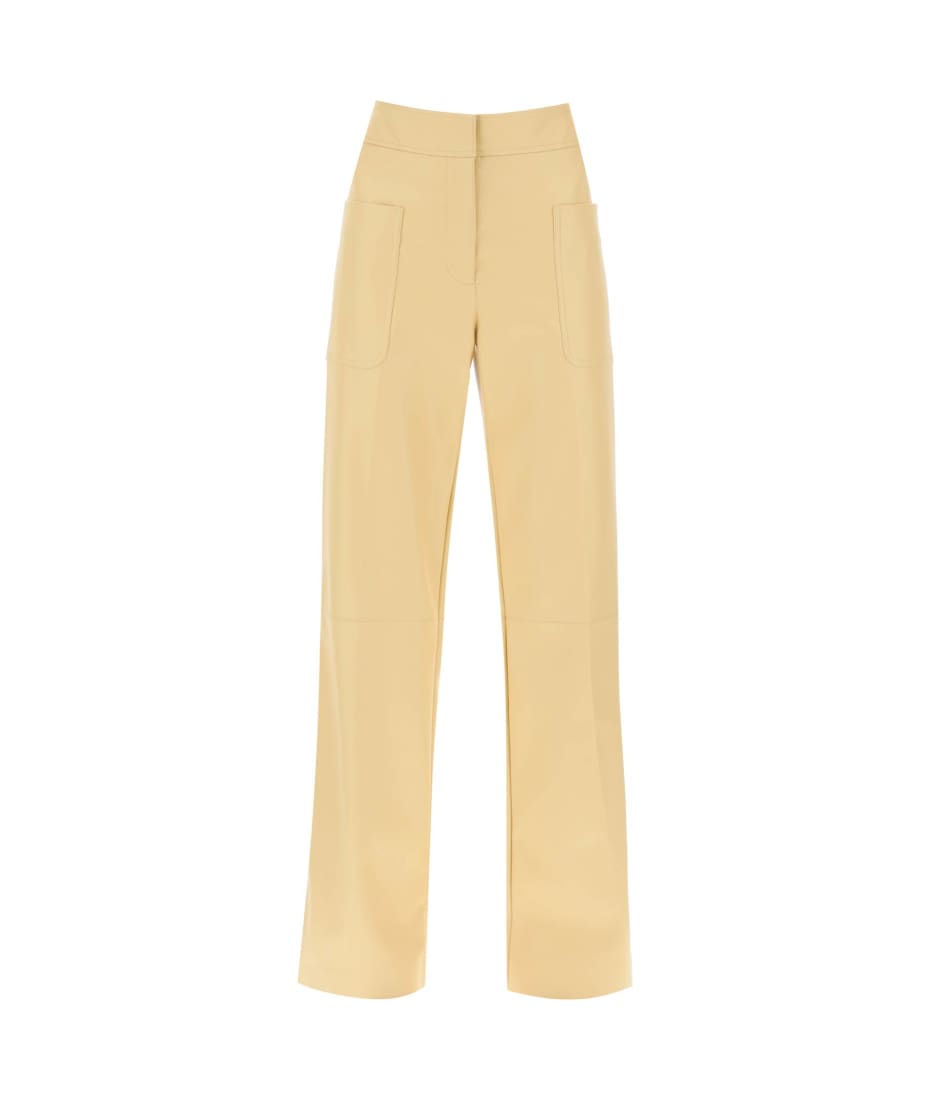 パンツ STELLA MCCARTNEY CREAM VISCOSE BLEND WIDE-LEG PANT Stella McCartney CREAM VISCOSE BLEND WIDE-LEG PANT
