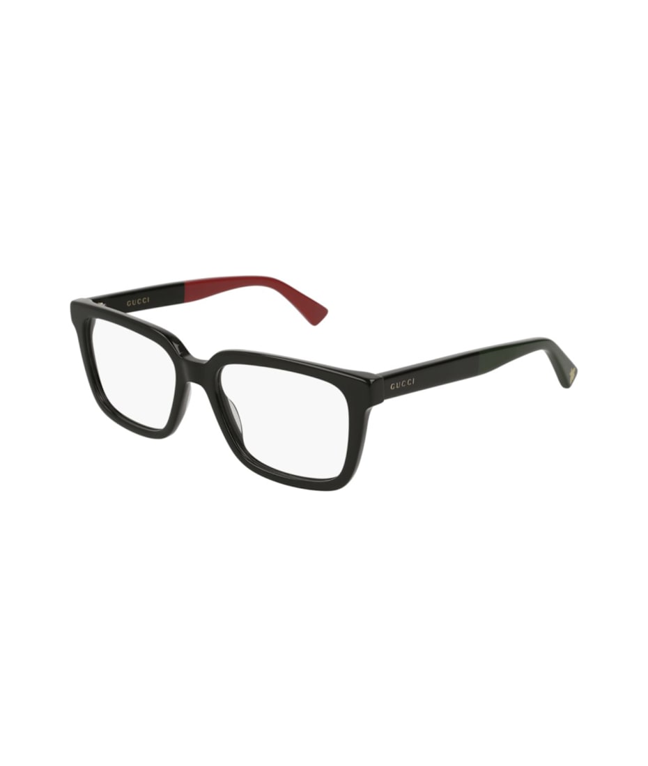 メガネ GUCCI Gucci - GG0160ON - 003 black black transpare Gucci GG0160ON 003 Black Eyeglasses for Unisex – LookerOnline