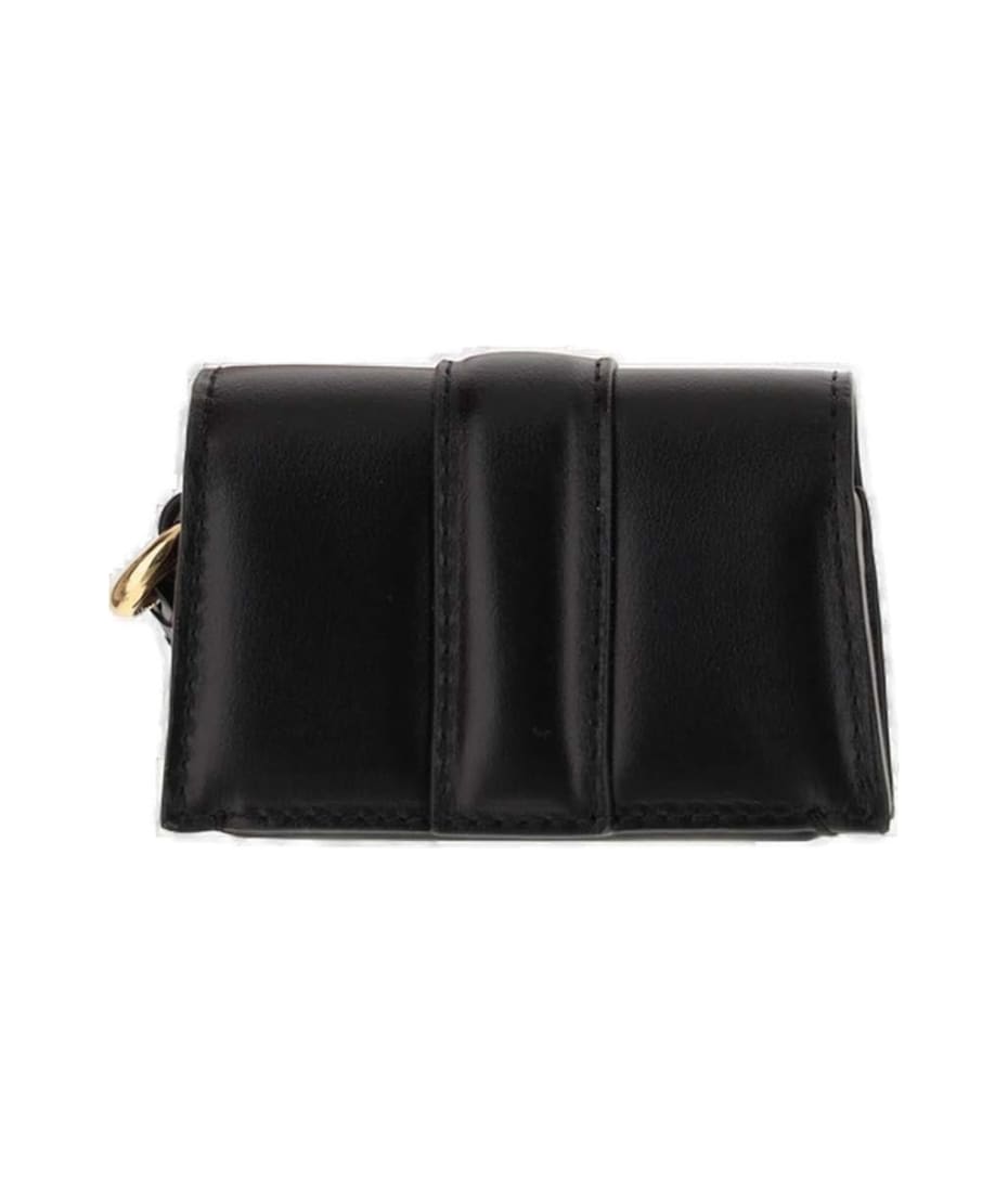 スマホケース・テックアクセサリーその他 JACQUEMUS 'Le porte Bambino' AirPods case Black The Bambino flap case by JACQUEMUS | Official website