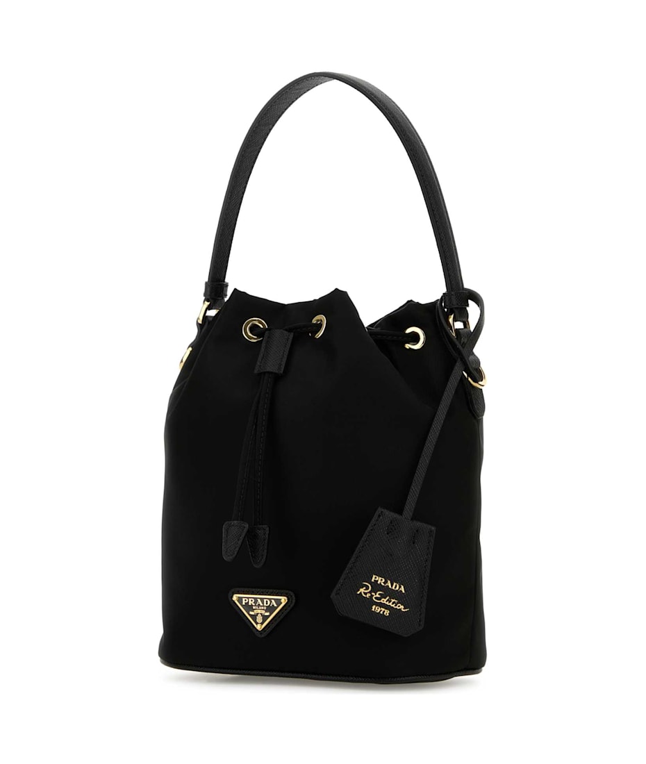 PRADA Nylon Black Bucket Tote Bag【Aランク/付属品有】 Prada Nylon Black Tote Bag ○ Labellov ○ Buy and Sell