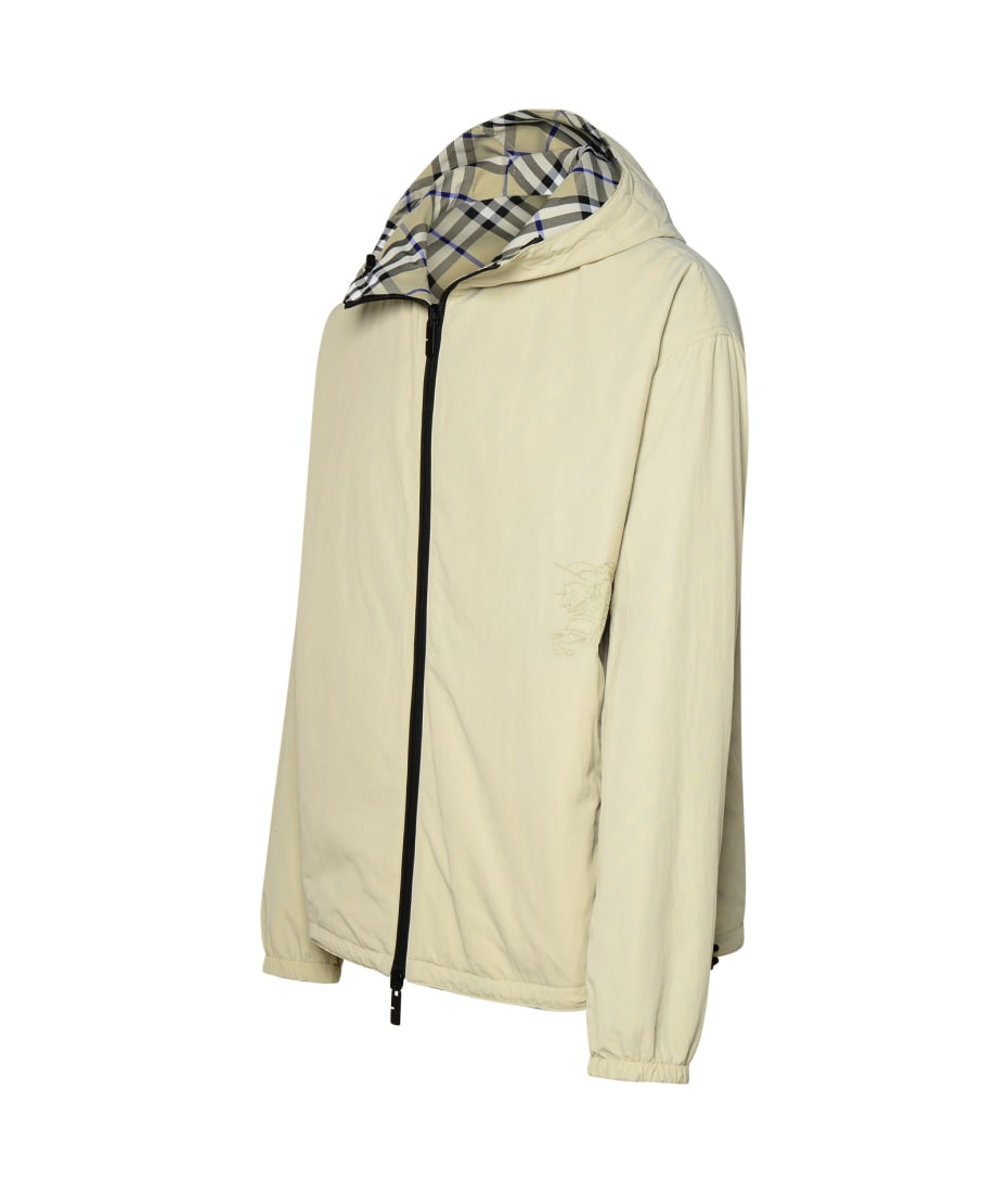 Burberry Reversible Beige Polyester Jacket - Beige