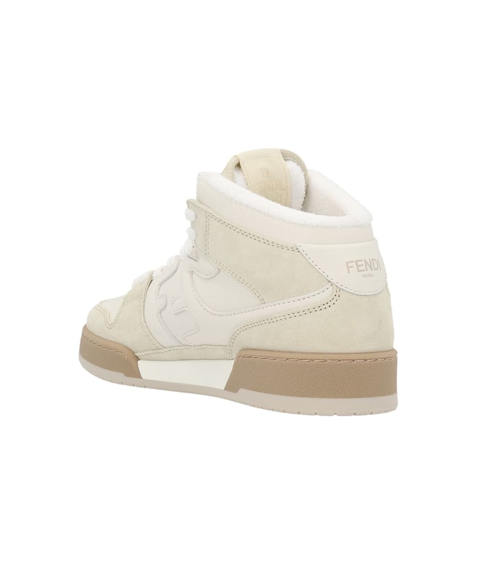 【FENDI】スニーカー マッチ ジャカード FF E PELLE SCAMOSCIATA Fendi Match Sneakers Fabric Brown | Fendi