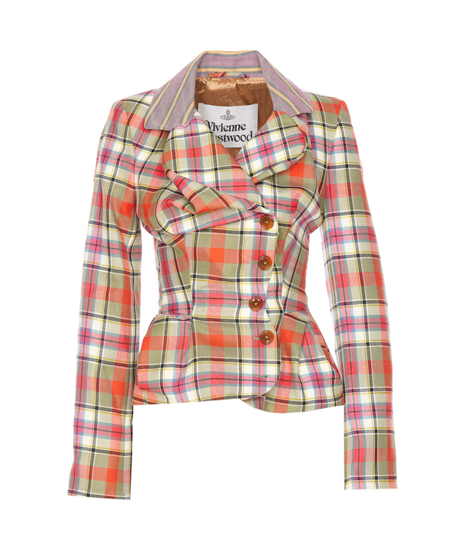 大人気デザイン◆*Vivienne Westwood*Drunken ジャケット 関税込 ☆Vivienne Westwood☆DRUNKEN TAILORED ジャケット (Vivienne