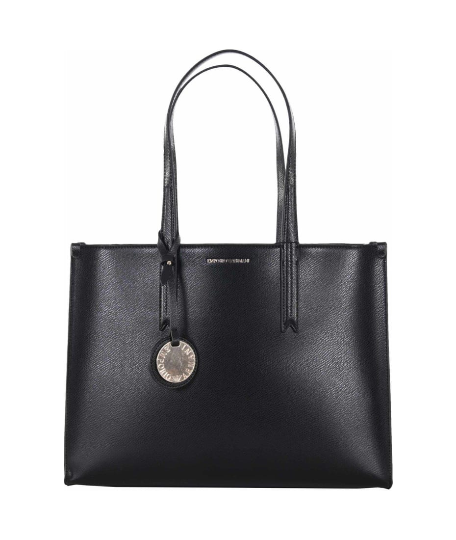 Emporio Armani Logo-tag Zipped Tote Bag | italist