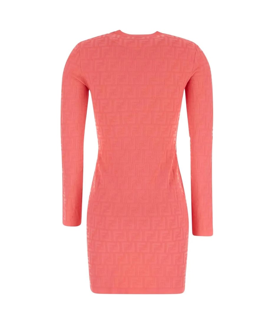 ワンピース FENDI JACQUARD SILK MINI DRESS Fendi Ff Jacquard Mini Dress | italist