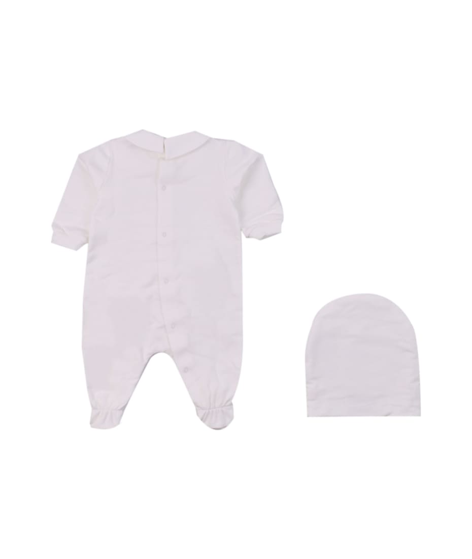 Moschino Cotton Romper And Hat ボディスーツ＆セットアップ 通販