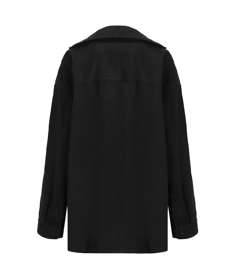 Tシャツ・カットソー BALENCIAGA Black lyocell oversize shirt (831656TRO37 1000) Balenciaga oversized T-shirt – Theluxystudio