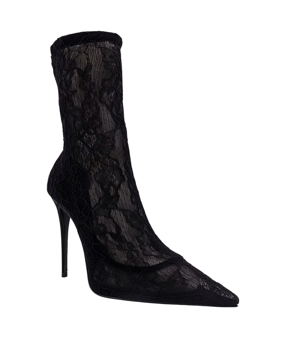 Dolce & Gabbana Lace Ankle Boots | italist