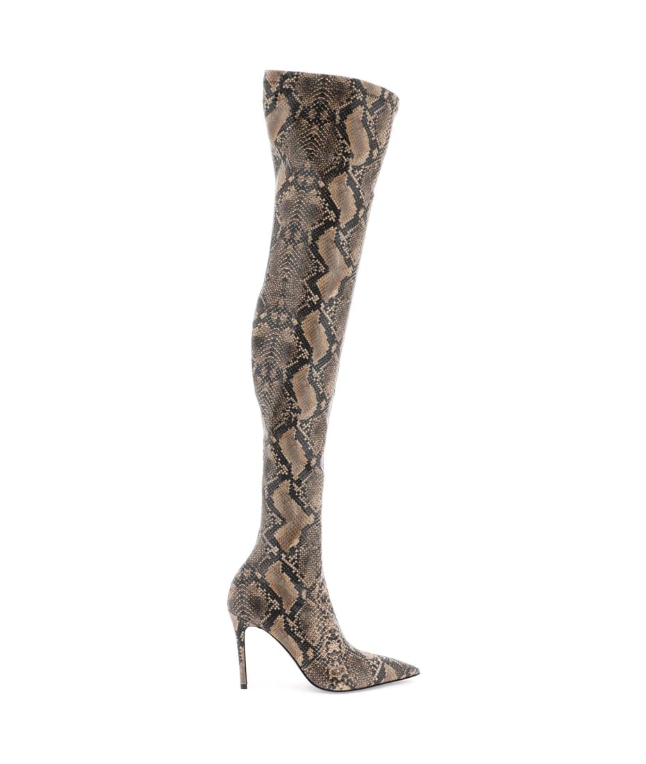 【STELLA MCCARTNEY】 パイソンプリント アンクルブーツ Stella McCartney Python Print Boots | italist