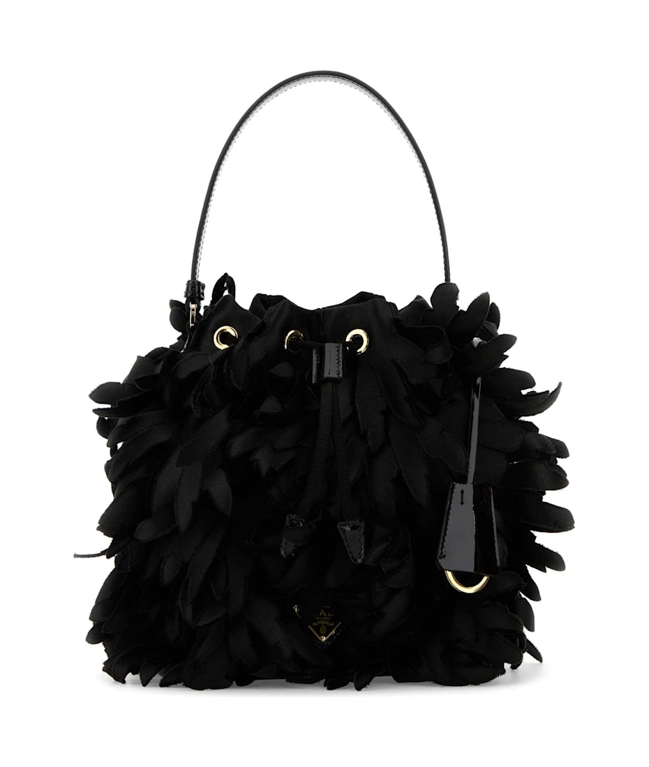 【関税&送料込】Prada Embellished Satin Mini Bucket Bag Prada Embellished Satin Mini Bucket Bag | italist