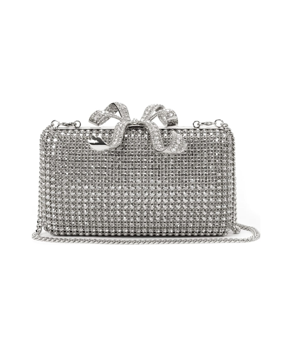 self-portrait Crystal Box Clutch | italist