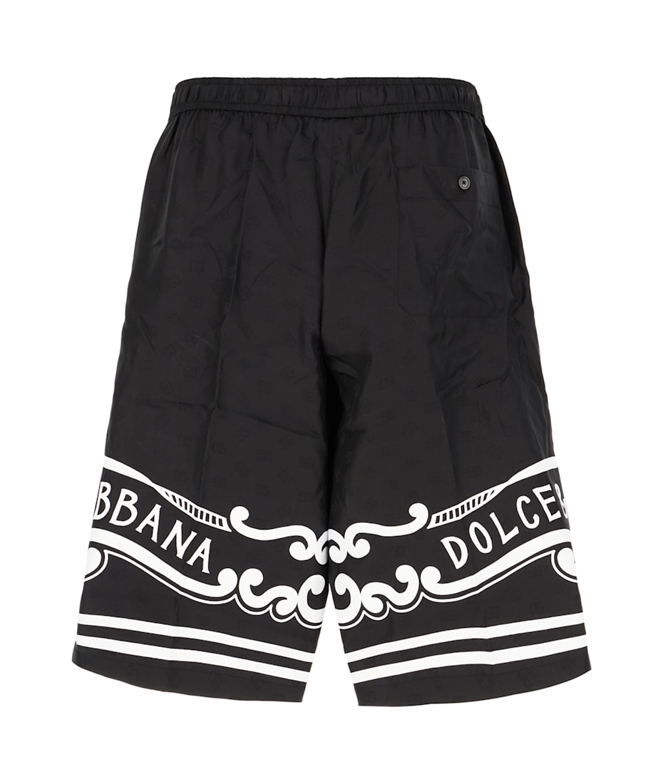 【関税&送料込】Dolce&Gabbana Bermuda Shorts DOLCE & GABBANA Shorts Multicolor Printed Cotton Men Bermuda