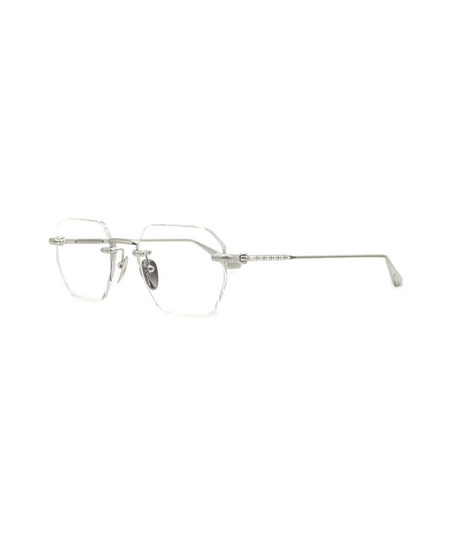 Chrome Hearts Hole Shot - Brushed Silver Rx Glasses | italist