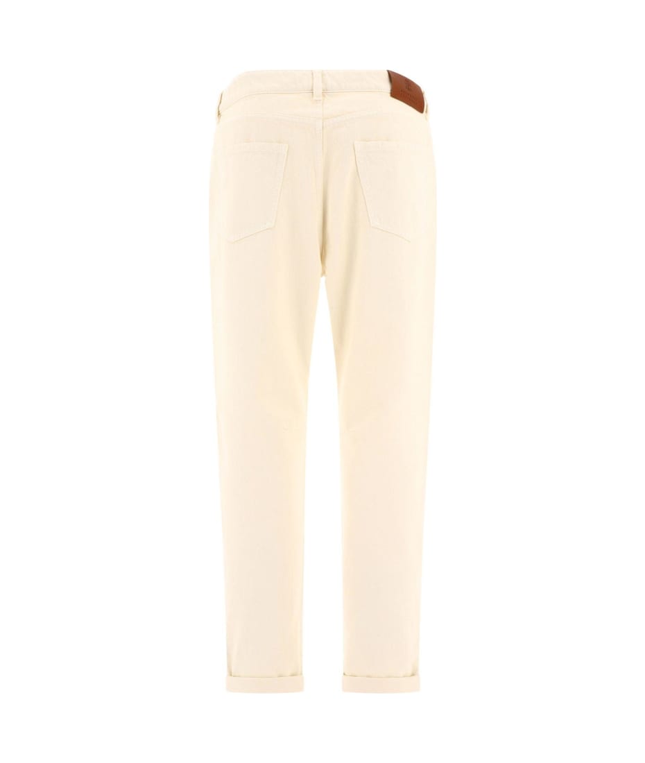 Brunello Cucinelli Straight-leg Jeans - White