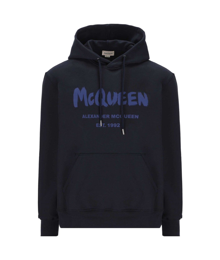 Alexander McQueen Logo Hoodie Sweatshirt | italist