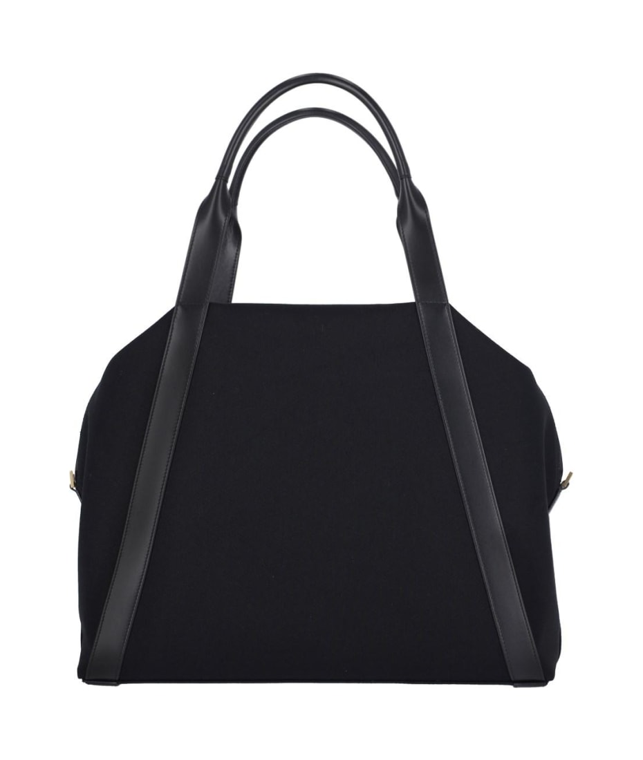 Saint Laurent 'rive Gauche' Tote Bag - Black Beige