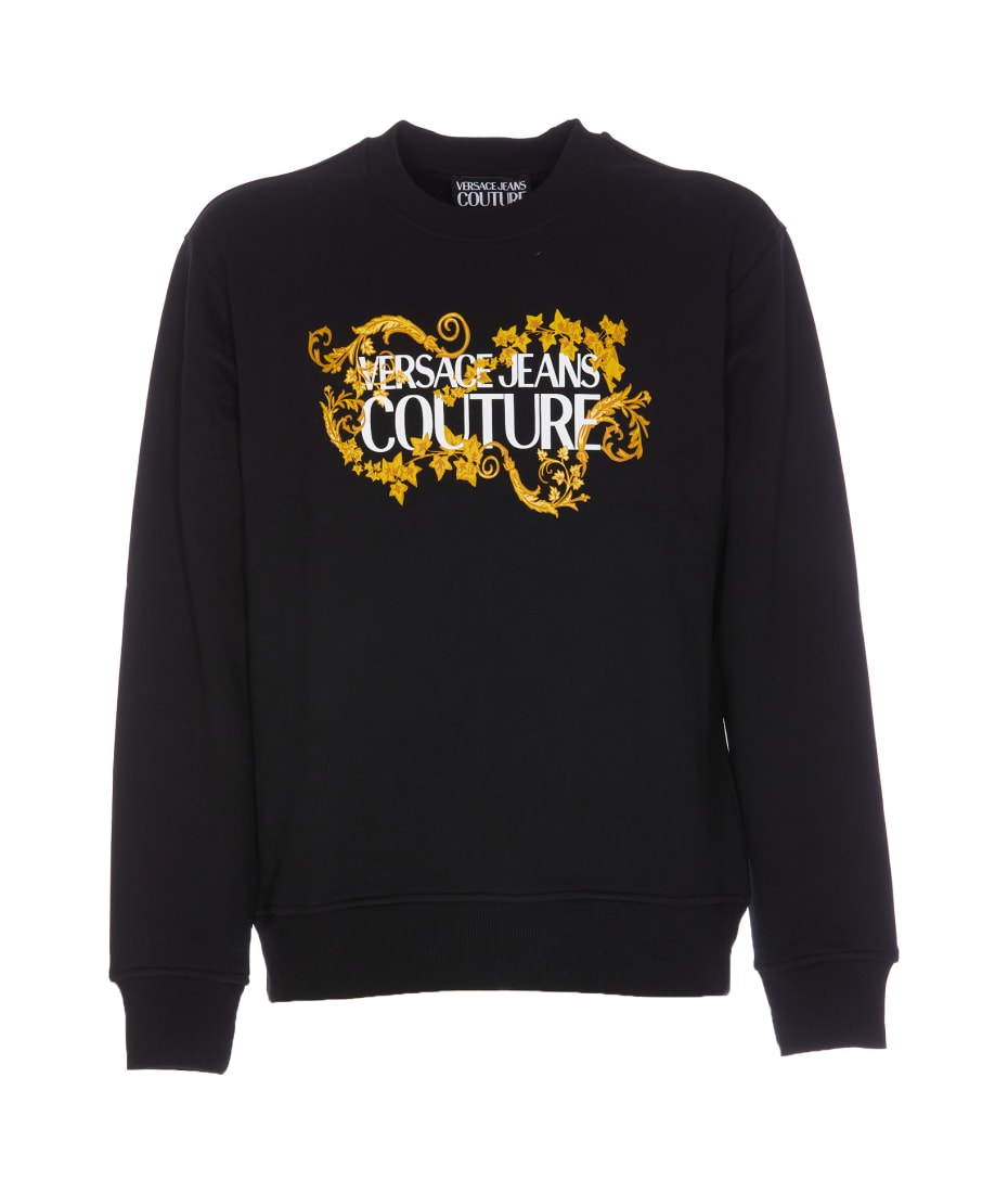 VERSACE JEANS COUTURE スウェットシャツ ロゴ フーディ Versace Jeans Couture Logo Sweatshirt | italist