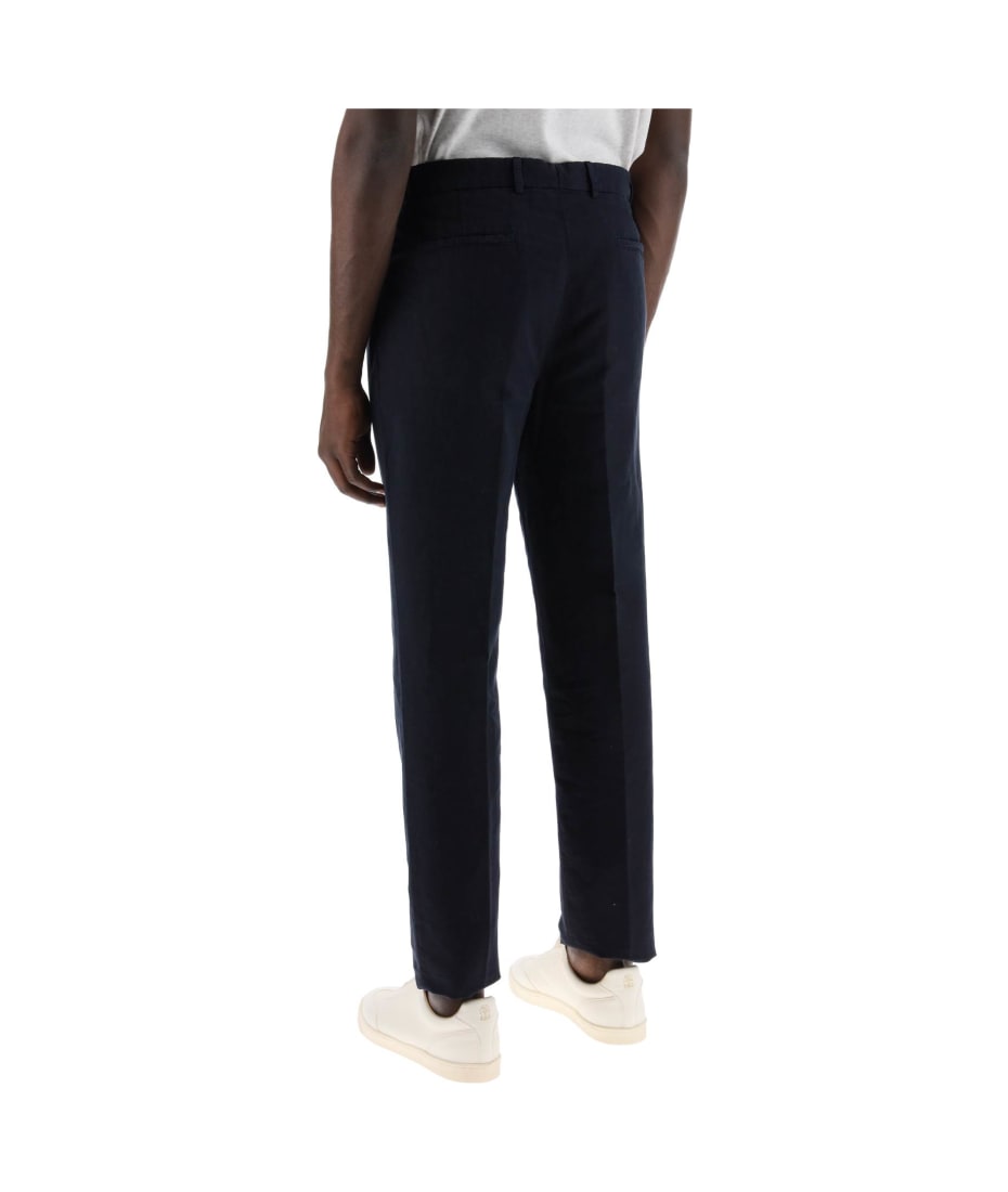 ブルネロクチネリ Brunello Cucinelli Cotton Linen Pants Brunello Cucinelli Cotton/Linen Drawstring Pants Off White