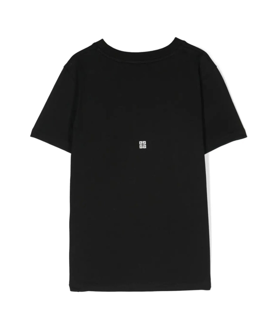 Givenchy Black T-shirt With 4g Givenchy Micro Logo - Nero